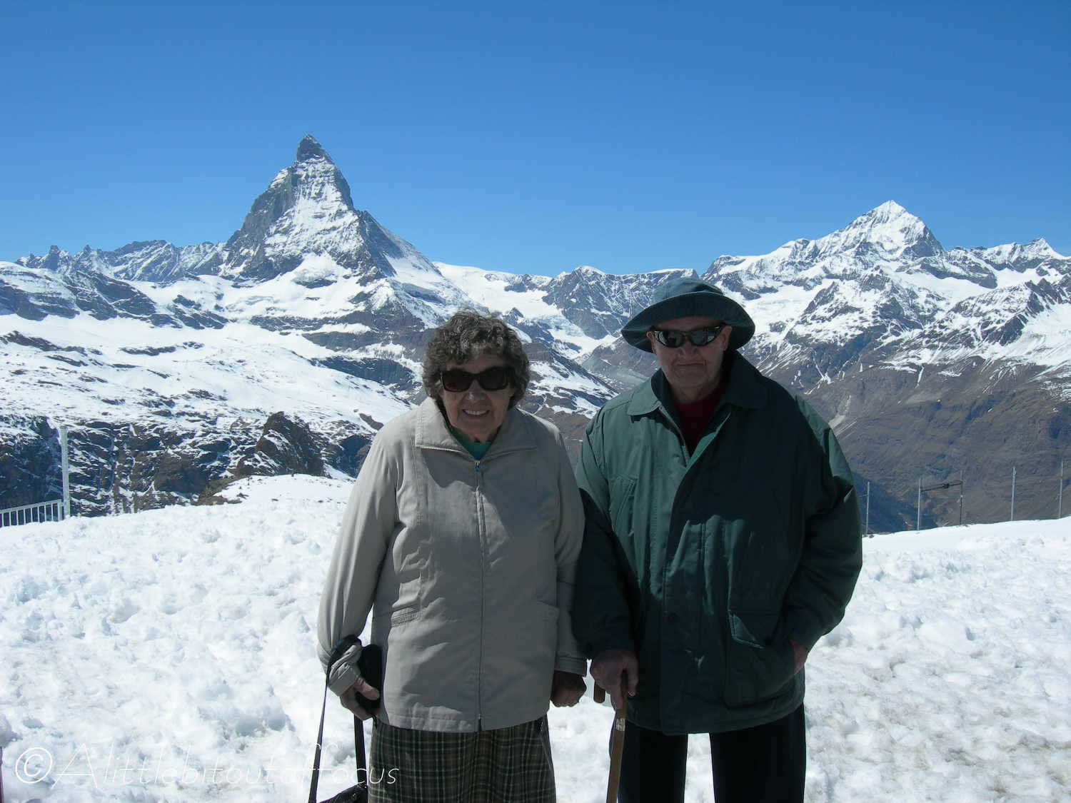 6 Mum and Dad, Gornergrat, nr Zermatt