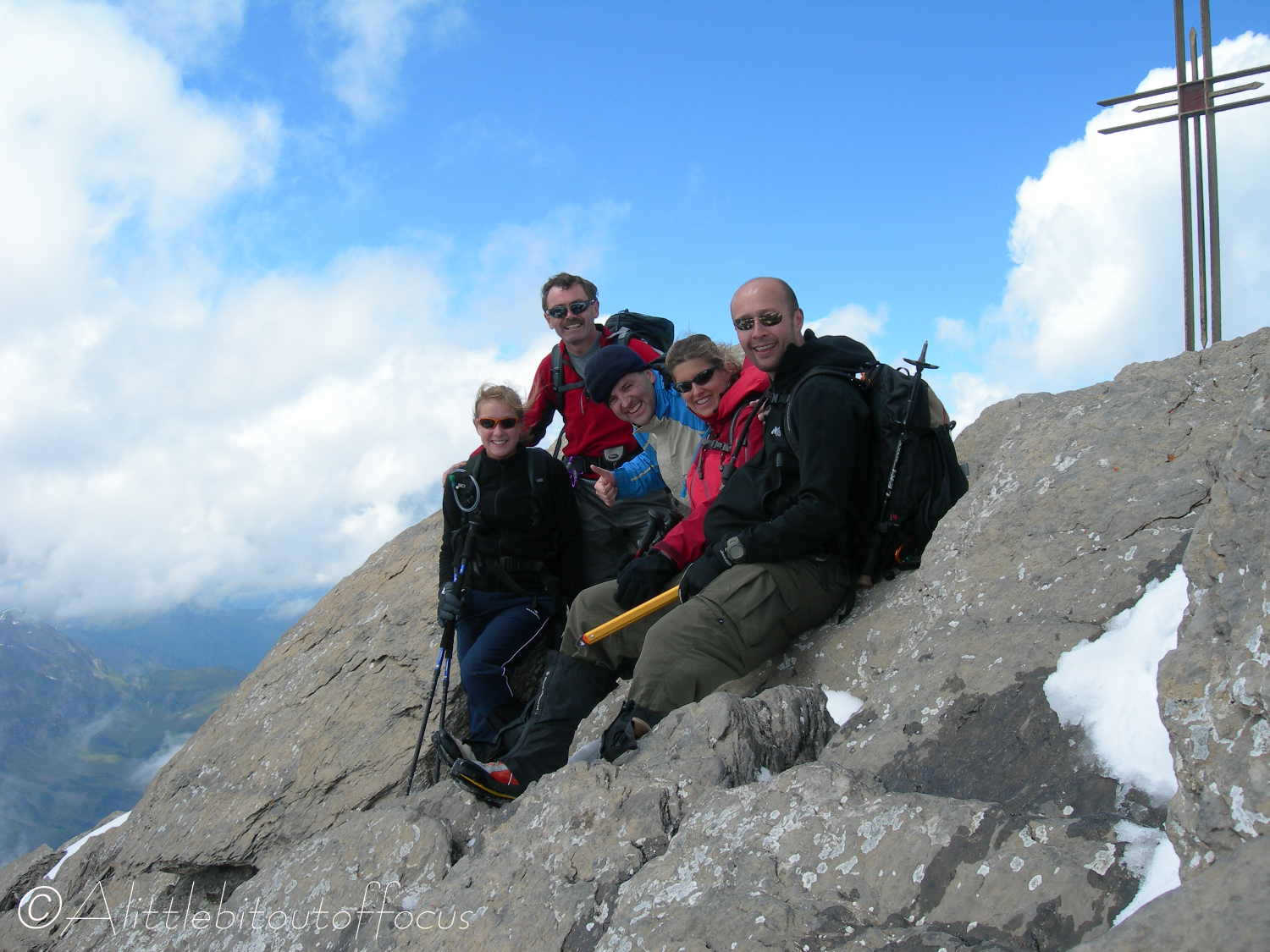 8 Sarah and I atop the Dents du Midi